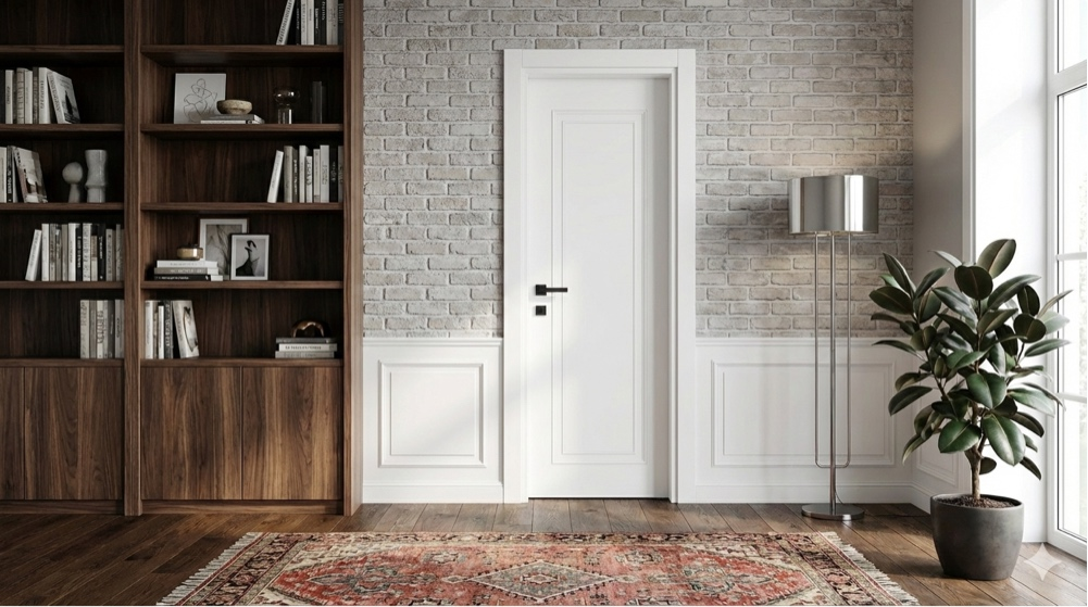 Neo Door Installed in Industrial Modern Room