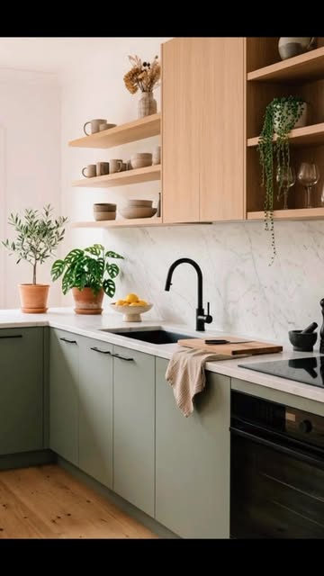Valenza Design - Modern Kitchen & Open Shelving
